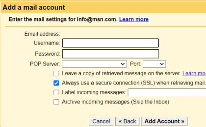 bluewin365|Bluewin IMAP/SMTP settings – Help .